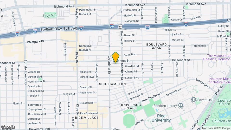 2240 Wroxton Rd Map and Location Details