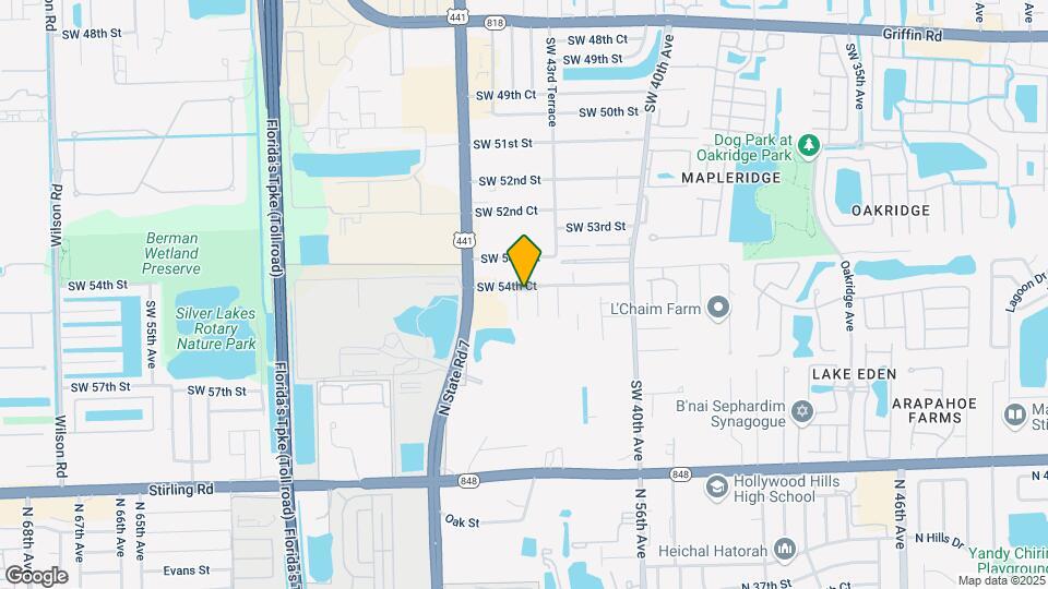 5414 SW 44th Terrace Map and Location Details