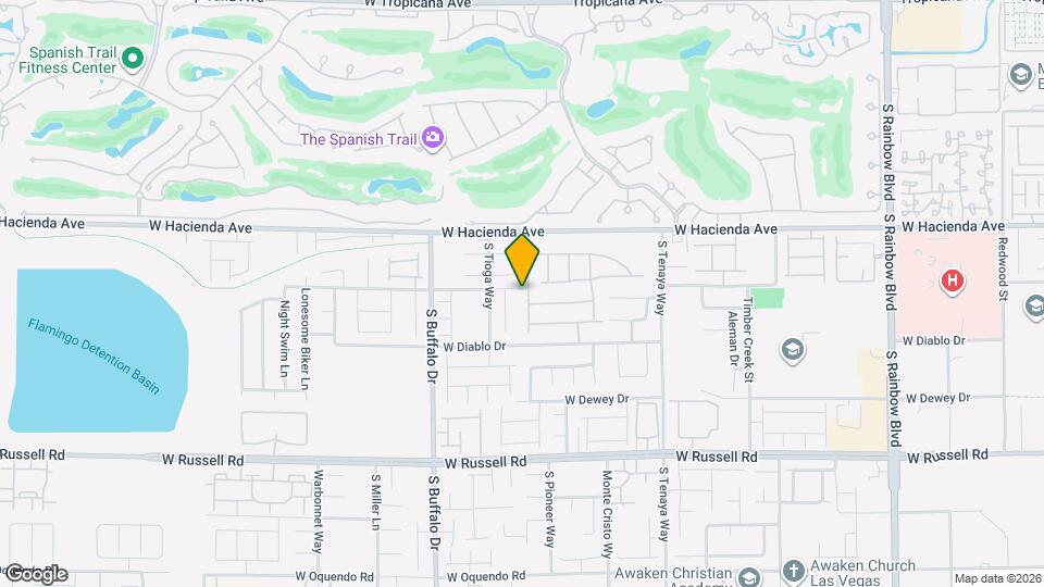 5409 White Butterfly St Map and Location Details