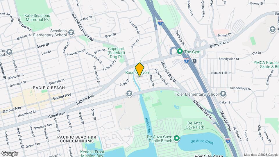 2619-2621 Magnolia Ave Mapa y Detalles de la Ubicación