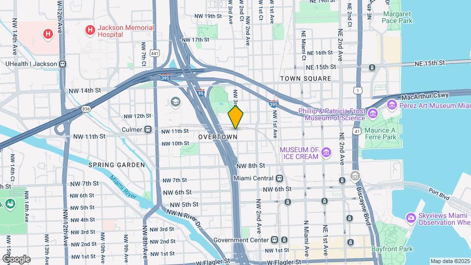 1040 NW 3rd Ave Map and Location Details