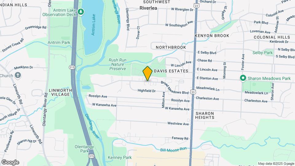 225-231 Broad Meadows Blvd Map and Location Details