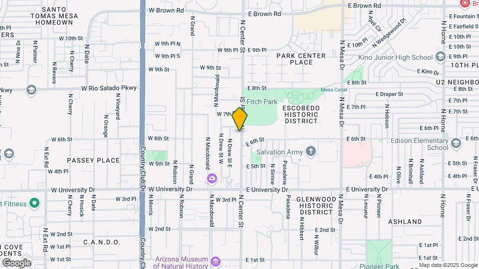 612 N Center St Mapa y Detalles de la Ubicación