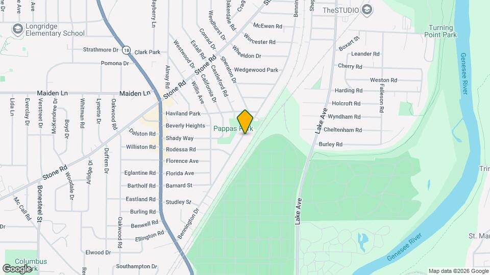 374 Bennington Dr Map and Location Details