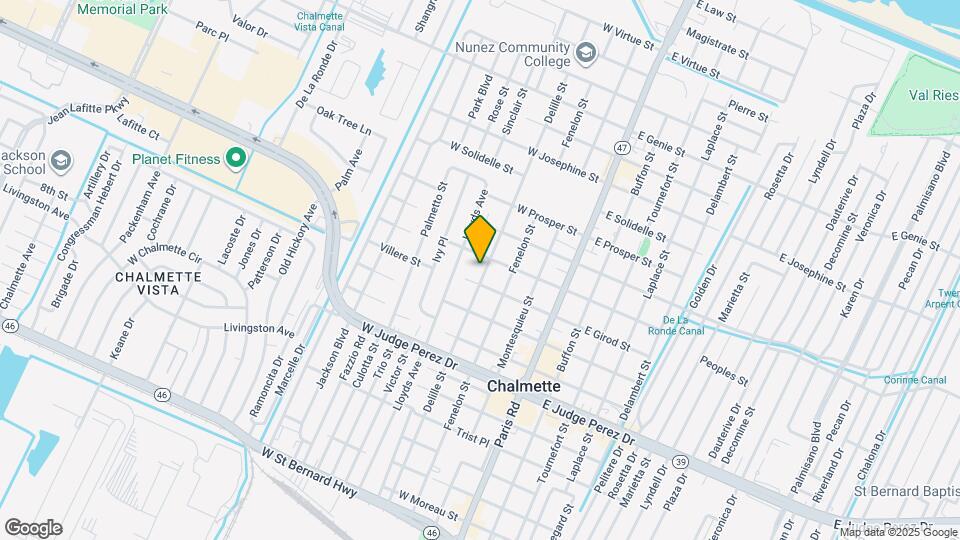 2912 Delille St, Unit Delille Map and Location Details