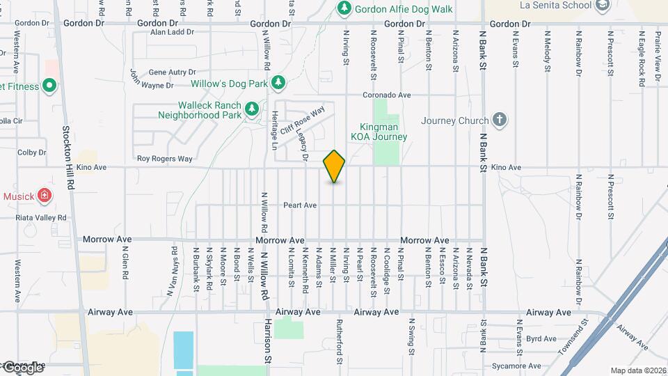 3738 N Miller St Map and Location Details