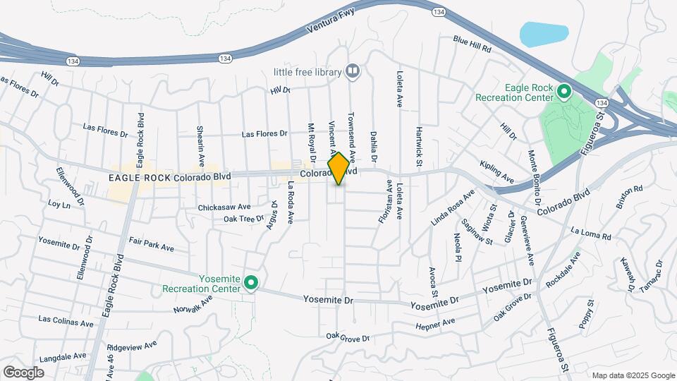 5033 Townsend Ave Map and Location Details