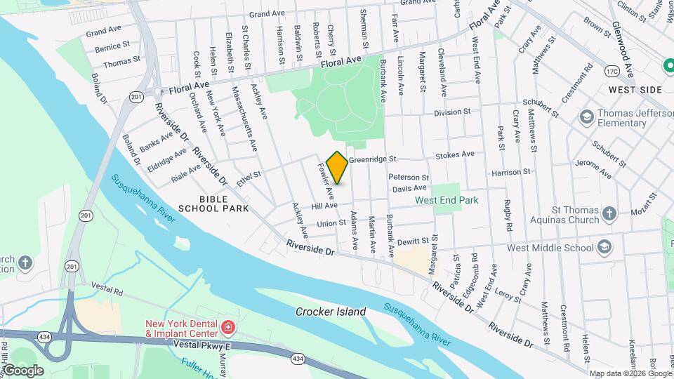 57 Fowler Ave Map and Location Details