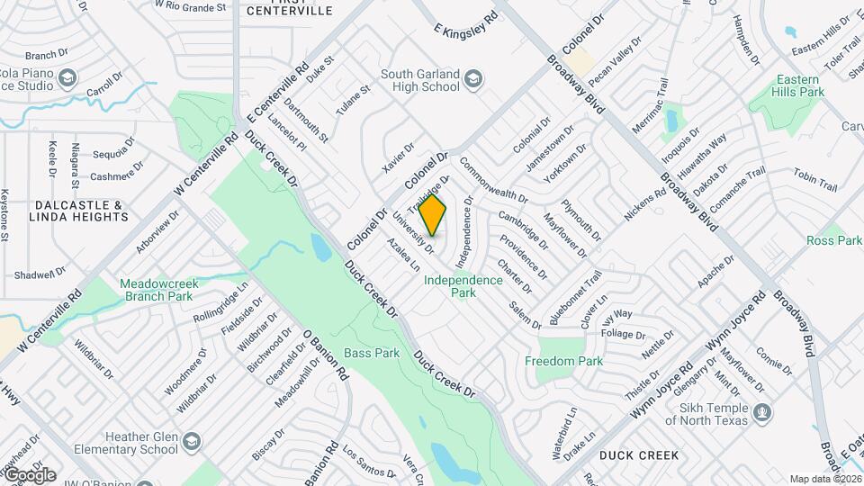 3938 University Dr Map and Location Details