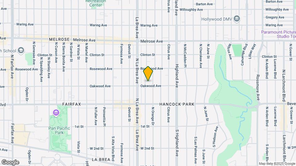 408 N Sycamore Ave Mapa y Detalles de la Ubicación