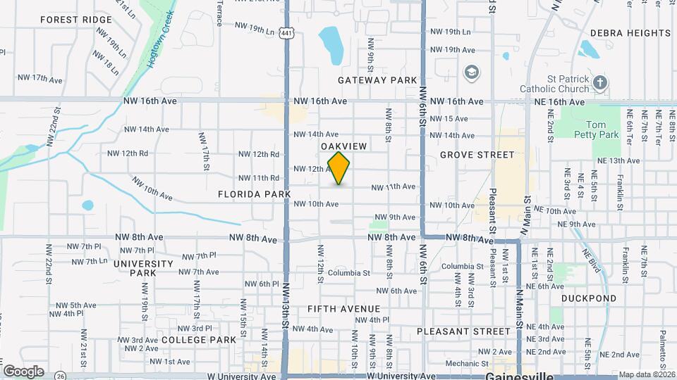 1027 NW 11th Ave Map and Location Details