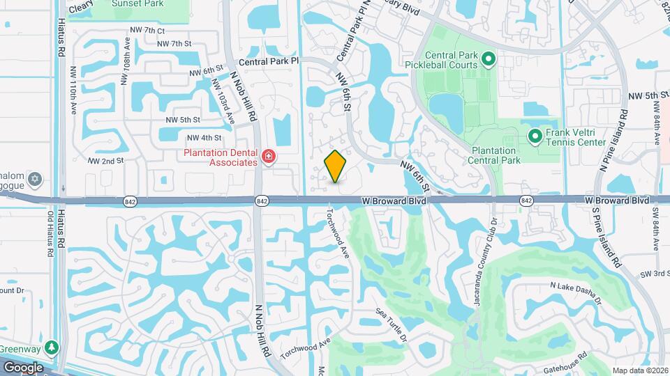 9867 NW 1st Ct Map and Location Details