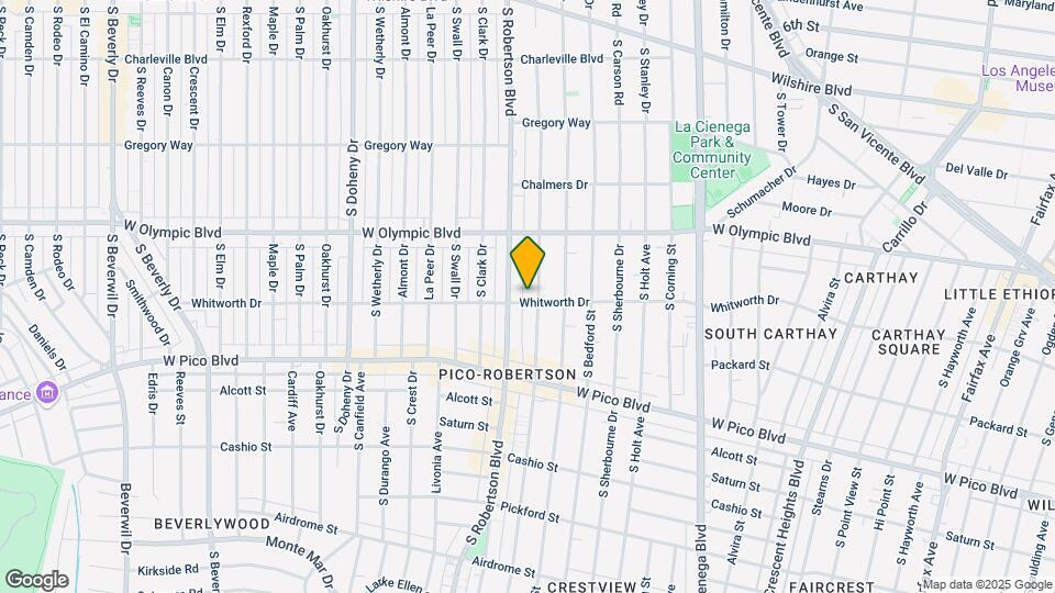 1069 S Wooster St Map and Location Details