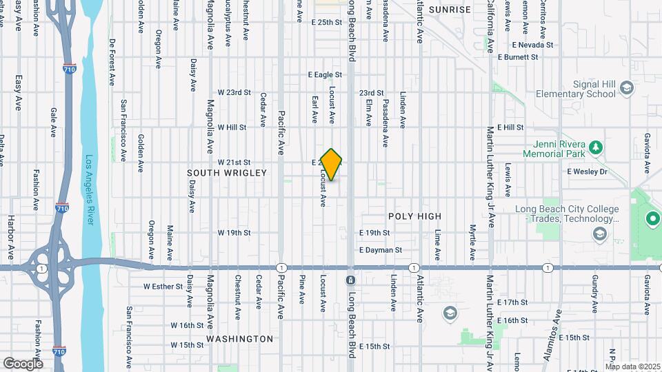 2024 Locust Ave Mapa y Detalles de la Ubicación