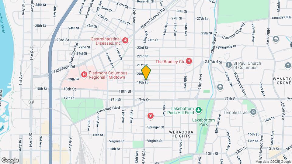 1301 19th St Mapa y Detalles de la Ubicación