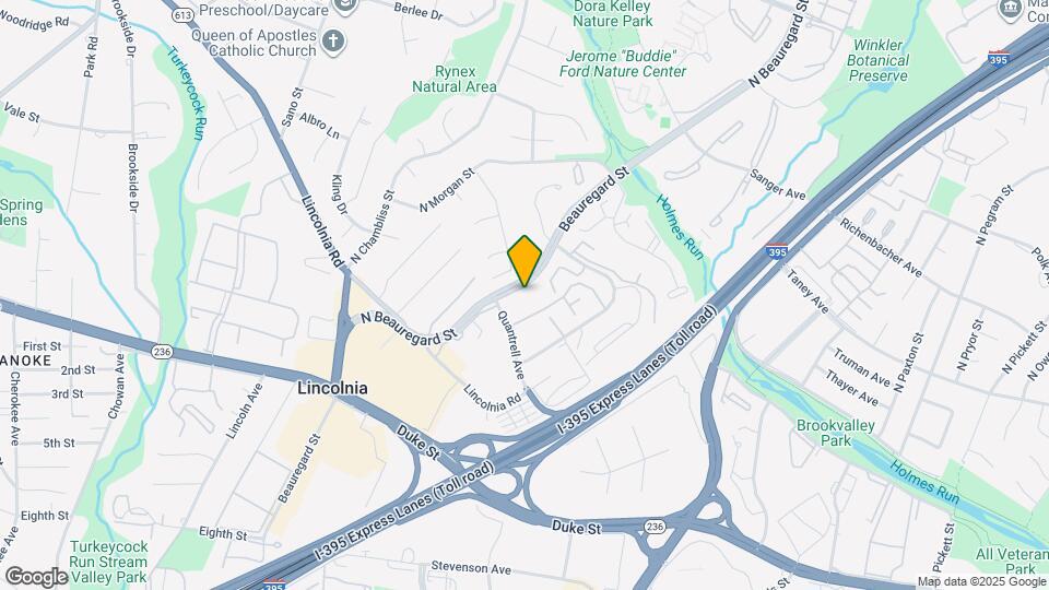 405 N Beauregard St Map and Location Details