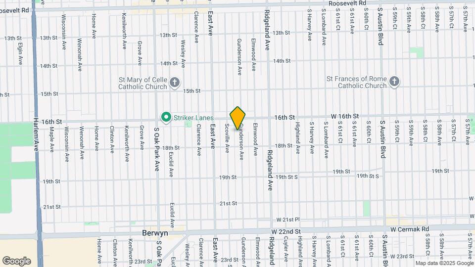 1628 Gunderson Ave Map and Location Details