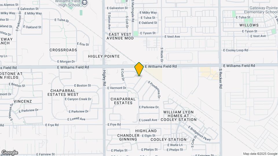 2500 S Sunnyvale Ave Map and Location Details