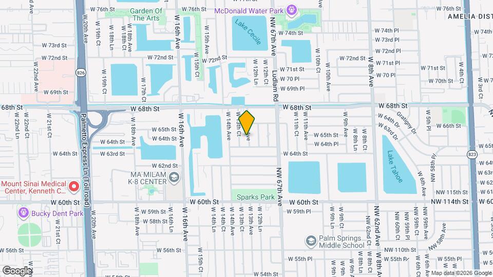6480 W 13th Ave Mapa y Detalles de la Ubicación