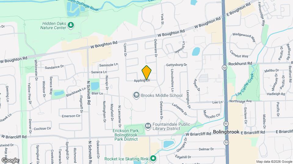 321 Appling Ln Map and Location Details