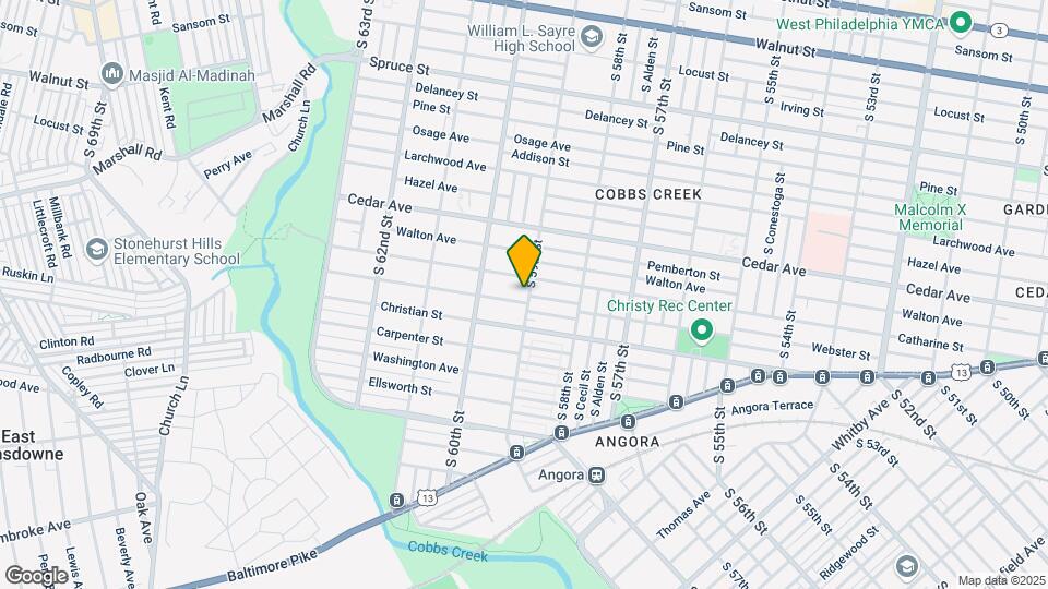 720 S 59th St Map and Location Details