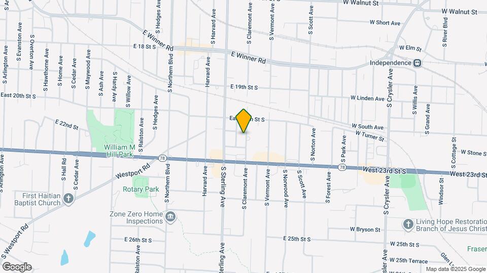 2106 S Claremont Ave Map and Location Details