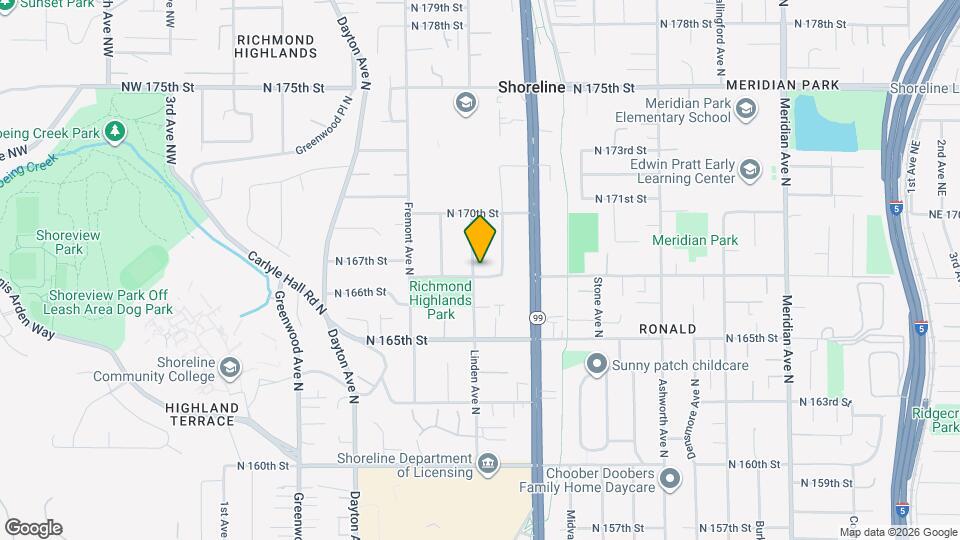 16702 Linden Ave N Map and Location Details