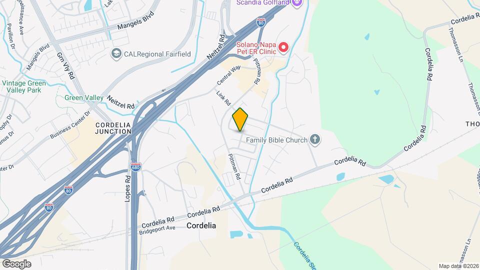 4455 Meadow Valley Cir Map and Location Details