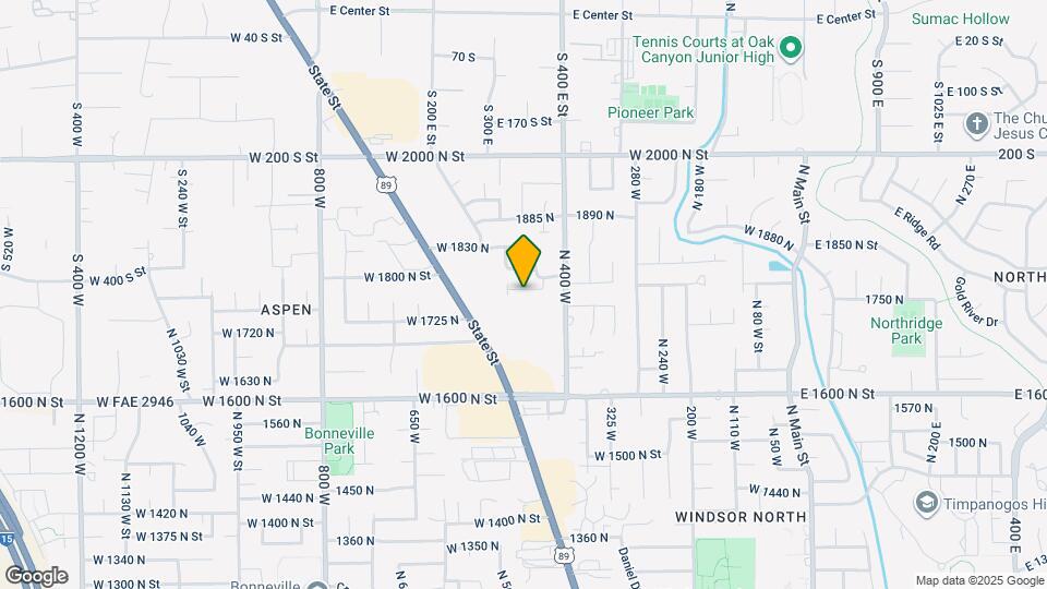 465 W 1780 N St Mapa y Detalles de la Ubicación