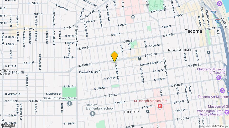 1108 S Sheridan Ave Map and Location Details