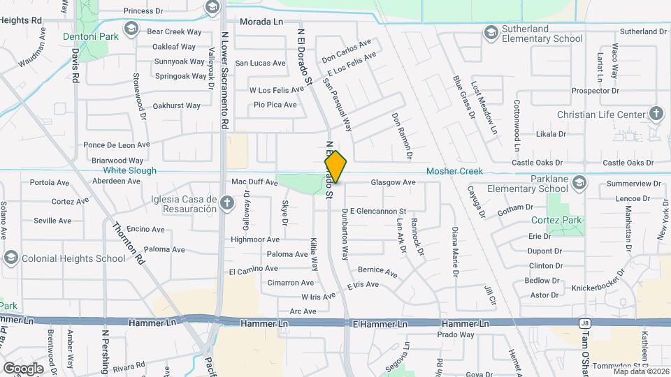 8446 N El Dorado St Map and Location Details