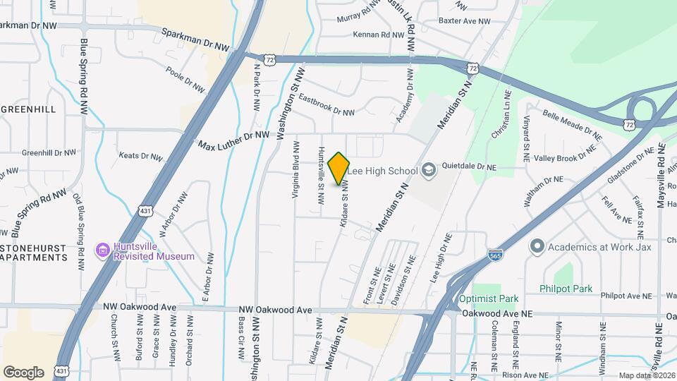 2503 Kildare St NW Map and Location Details