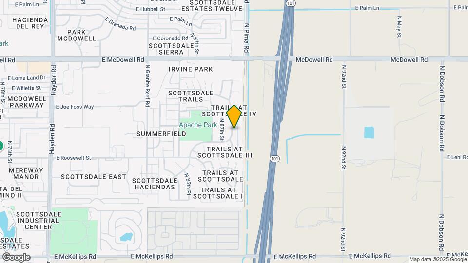 1139 N 87th Pl Map and Location Details