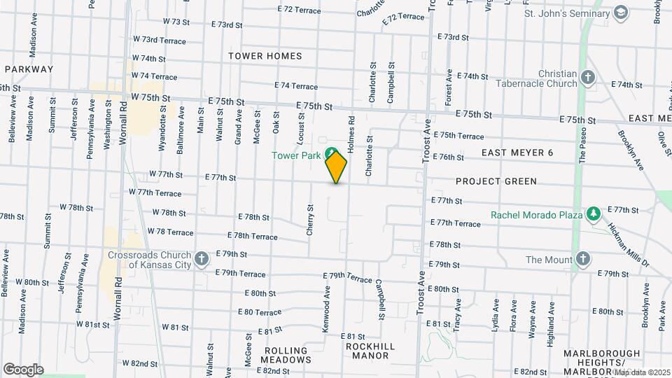 631 E 77th St Map and Location Details