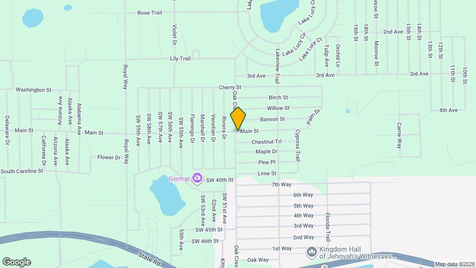 334 Oak Crest Dr Map and Location Details