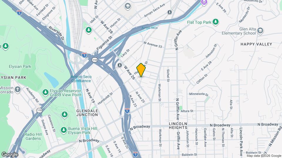 2623 1/2 Barranca St Map and Location Details
