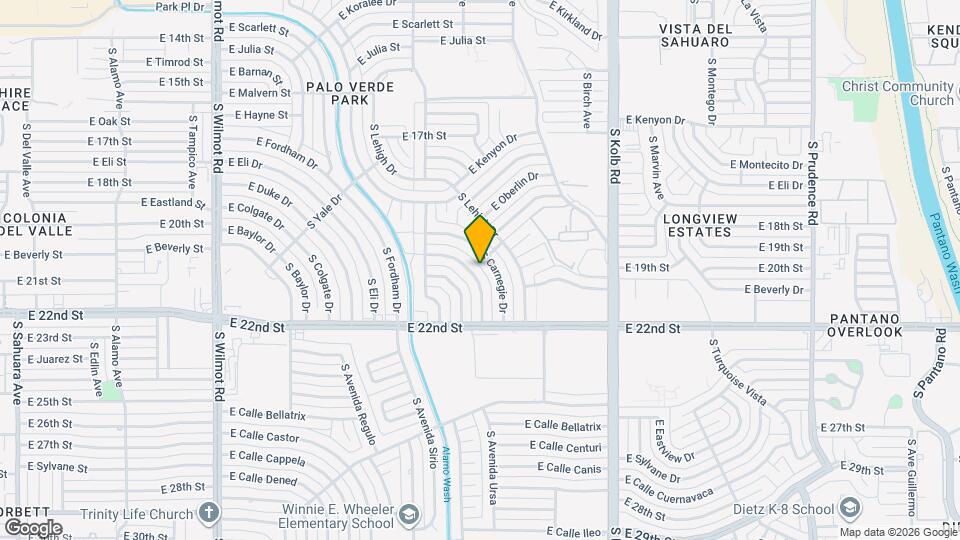 1101 S Duquesne Dr Map and Location Details