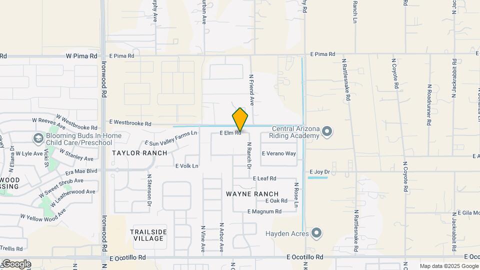 1311 E Elm Rd Mapa y Detalles de la Ubicación