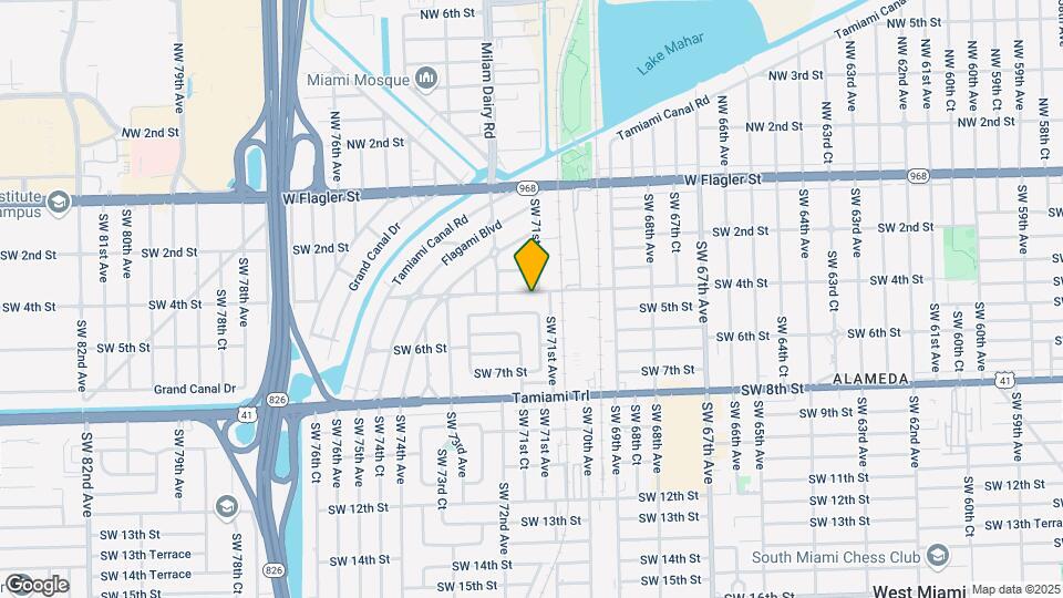7130 SW 4th St Map and Location Details