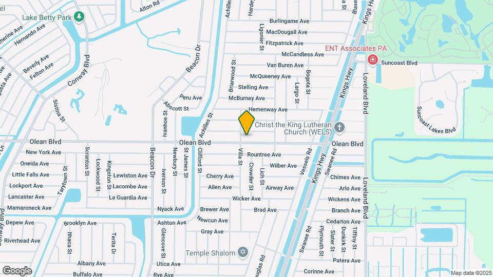 23210 Olean Blvd Map and Location Details