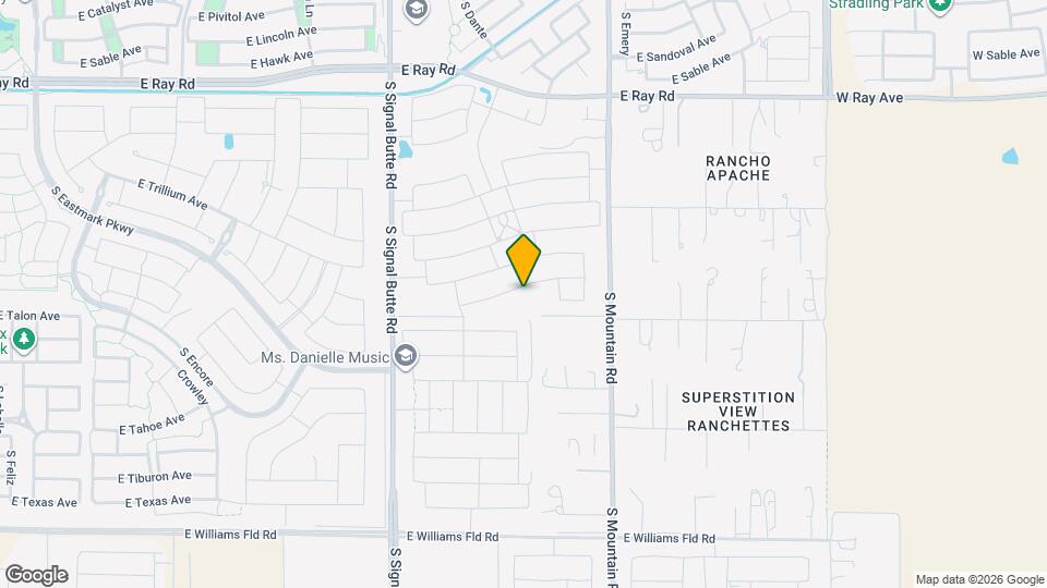 11023 E Tupelo Ave Mapa y Detalles de la Ubicación