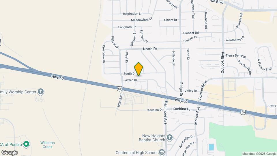 2215 Aztec Dr Map and Location Details