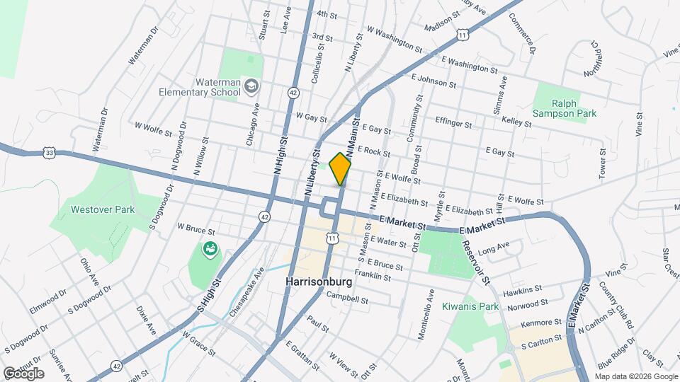 95 N Main St Map and Location Details