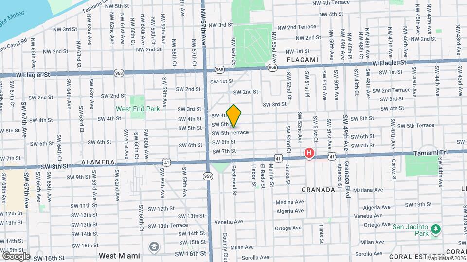 525 SW 56th Ave Map and Location Details