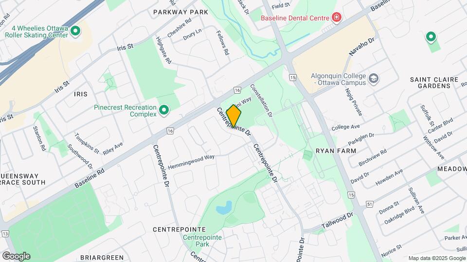 39 Thornbury Crescent Map and Location Details