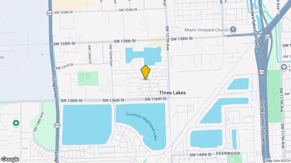 12864 SW 133rd Terrace Map and Location Details