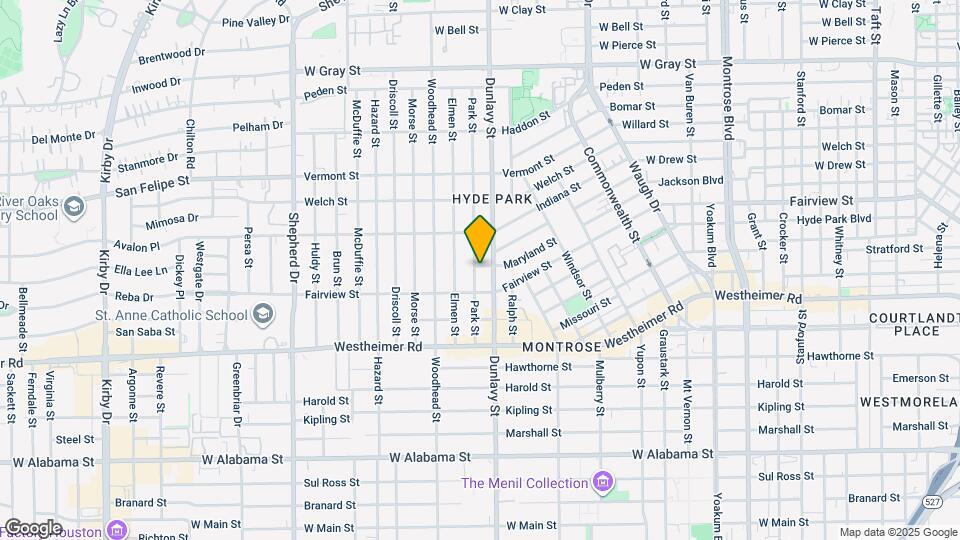 2301 Park St Map and Location Details