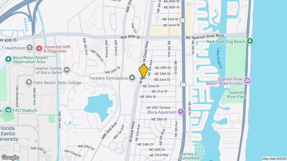 3298 N Dixie Hwy Map and Location Details