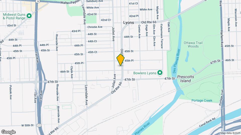 4542-4550 Prescott Ave Map and Location Details