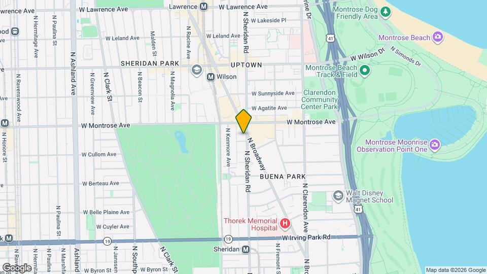 4338 N Sheridan Rd, Unit N3 Map and Location Details